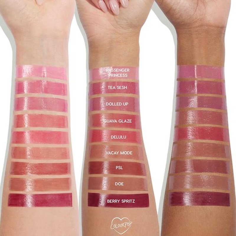 ColourPop So Juicy Plumping Lip Gloss Balm - Hydrating & Non-Sticky Formula - Berry Spritz (0.07 oz)