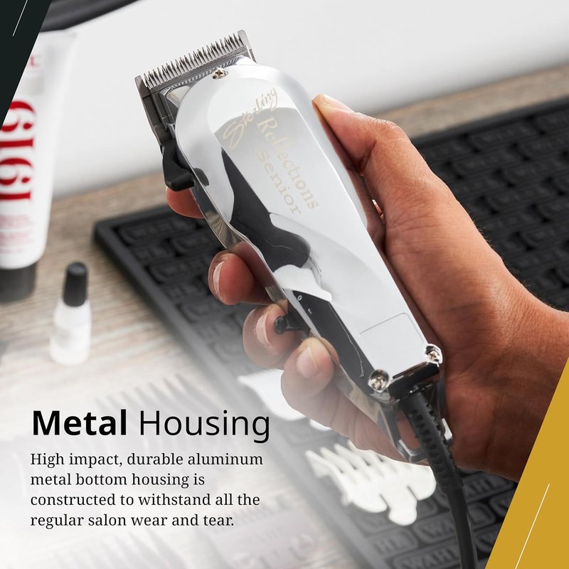 Wahl Professional Clipper - V9000 Motor Corded Hair Cutting Tool with Adjustable Taper Lever | Durable Metal Housing