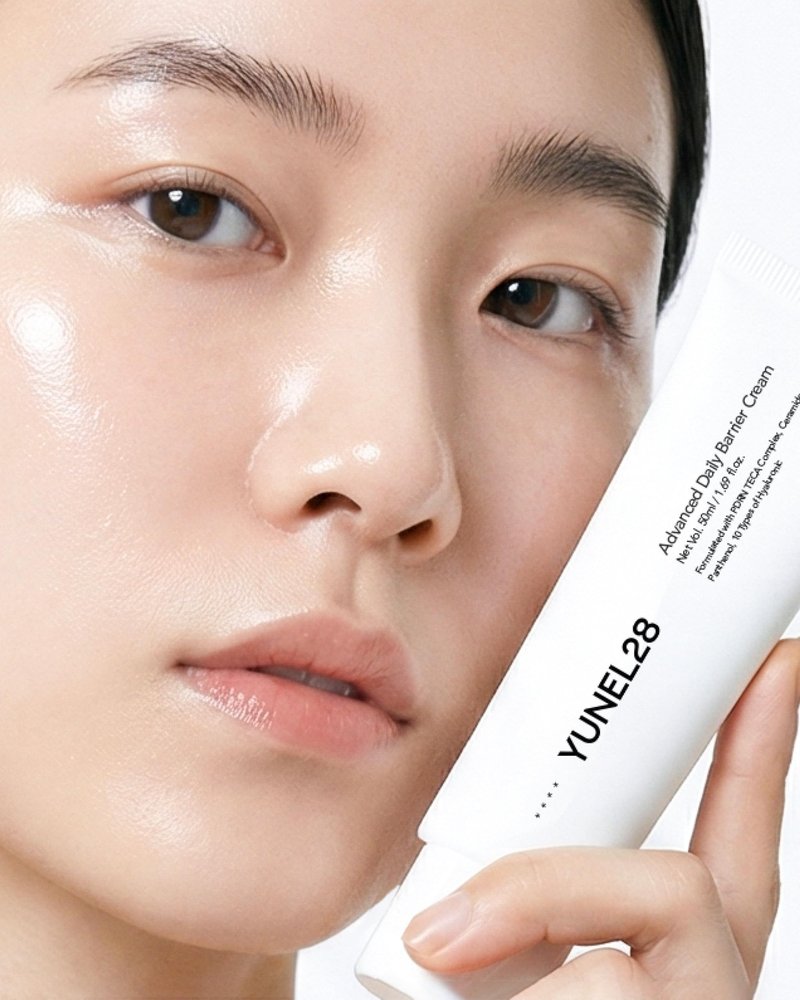 YUNEL28 PDRN + TECA Barrier Cream | Calming Korean Moisturizer for Glass Skin | Soothes & Repairs Skin Barrier | No Pilling Under Makeup | Niacinamide & Hyaluronic Acid | Fragrance Free | 1.69 fl oz