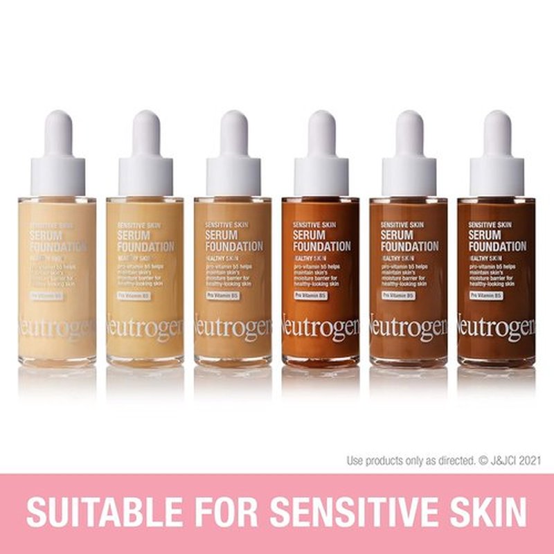 Neutrogena Healthy Skin Serum Foundation - Pro-Vitamin B5, Color Correcting, Light 01, 1 oz