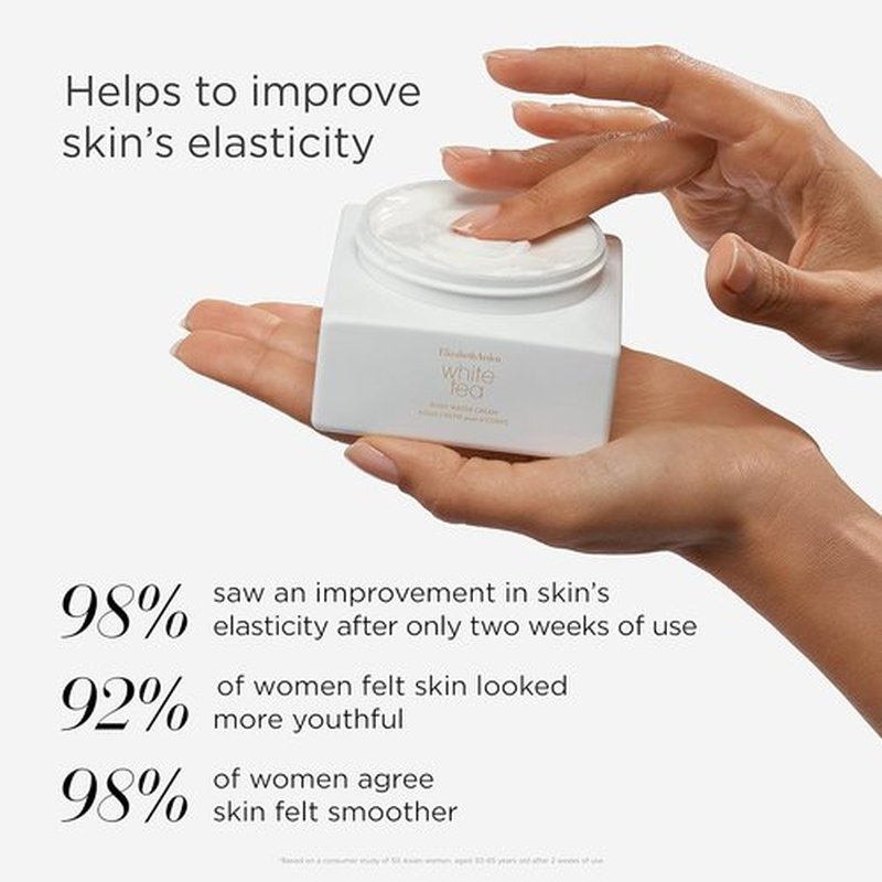 Elizabeth Arden White Tea Body Water Cream - Hydrating Moisturizer, 7.6 Oz