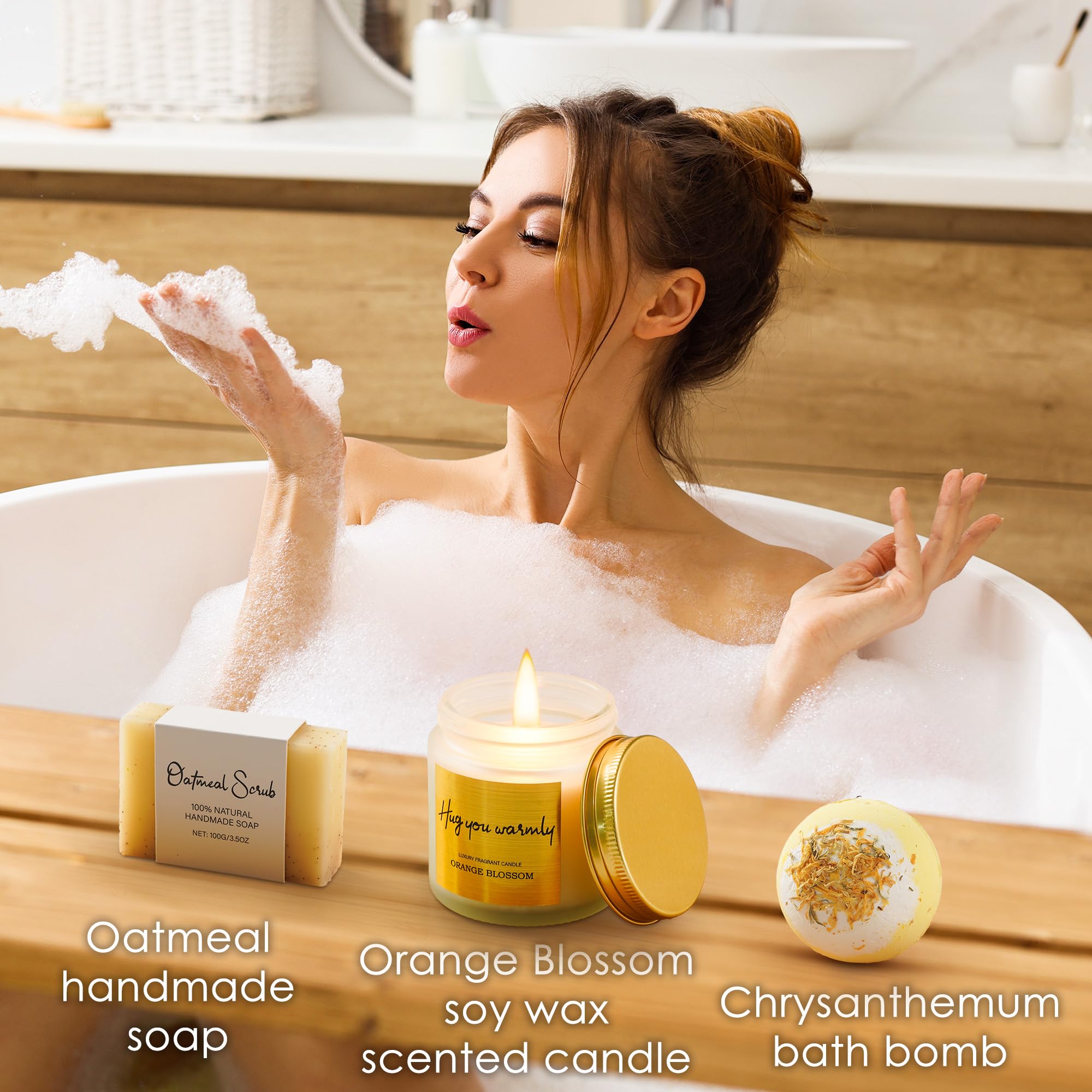 UNBOXMENT Luxury Golden Gift Basket for Women