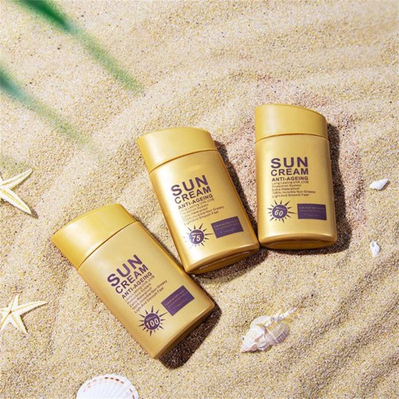 Anti Aging Sunscreen SPF 60 for Face and Body, Sun Screen Protector Walerproof, Non Greasy, Light and Smooth Feel Sunscreen Lotion Moisture Sun Cream, Beach Essentials for Women (SPF 60)