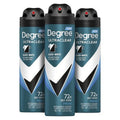 Degree Men Antiperspirant Spray - Black + White | 3 Count Instant Stain Protection, 3.8 oz