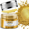 INOCERIS Edible Luster Dust - 5g Food Grade Metallic Gold Cake Decorating Powder | Shimmering Finish for Baking & Candy