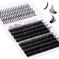 Lash Clusters Spikes Eyelash Clusters with Spiky Cluster 14-20mm Fluffy Volume 80D 100D Individual Lashes Lash Extensions Wispy D Curl Manga Natural Cluster Anime Eyelash Extensions