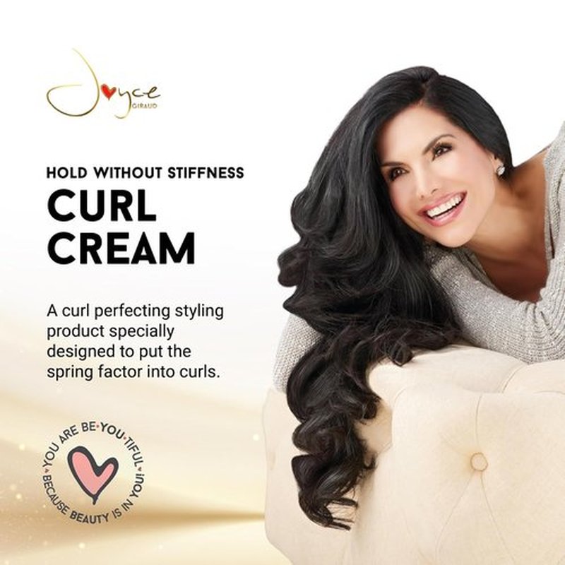 Joyce Giraud Curl Cream - Nourishing Curl Boosting System for Frizz-Free Definition | 5 oz