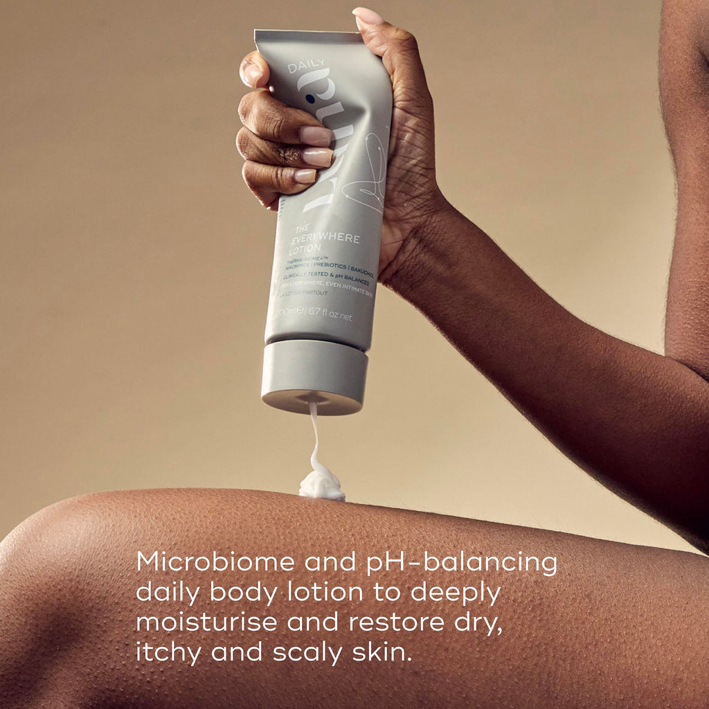Luna Daily Body Lotion for Dry & Sensitive Skin | Hydrating, Barrier-Supporting Daily Moisturizer | With Niacinamide, Shea Butter, Prebiotics & Postbiotics | Nourishes, Firms & Soothes