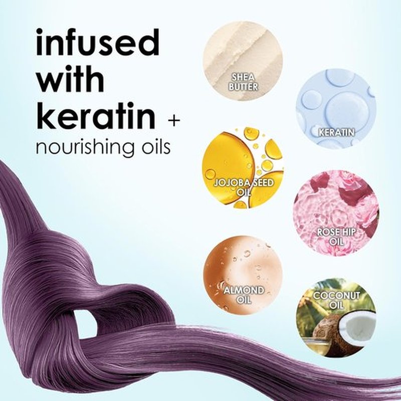 Keracolor Color + Clenditioner - 3-in-1 Color-Depositing Conditioner for Brunettes | 12 Fl Oz, Gently Cleanses & Conditions