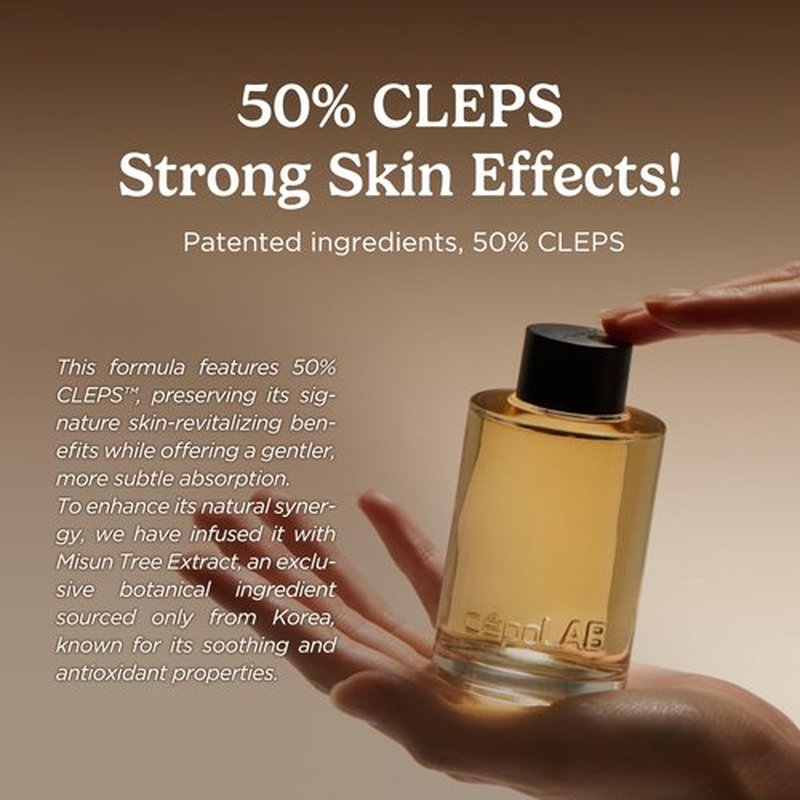cepoLAB Biogenic Essence 50% CLEPS® Blended Formula, Hydrating Face Serum with Misun Tree Water – Korean Skincare for Dull & Dehydrated Skin, 3.38 fl.oz