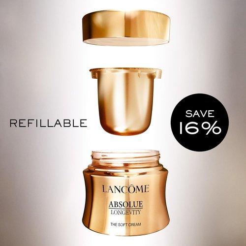 Lancôme Absolue The Soft Cream - Anti-Aging Moisturizer for Firmness & Hydration | Refillable, All Skin Types