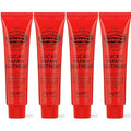 Treats from Home Lucas Pawpaw Lip Ointment, Lucas Pawpaw Cream, Lucas Pawpaw Ointment for Lips & Dry Skin - Unique All Skin Types, All Gender- Any Season Gift Pack with 4 x 25g Pawpaw Balm, Red