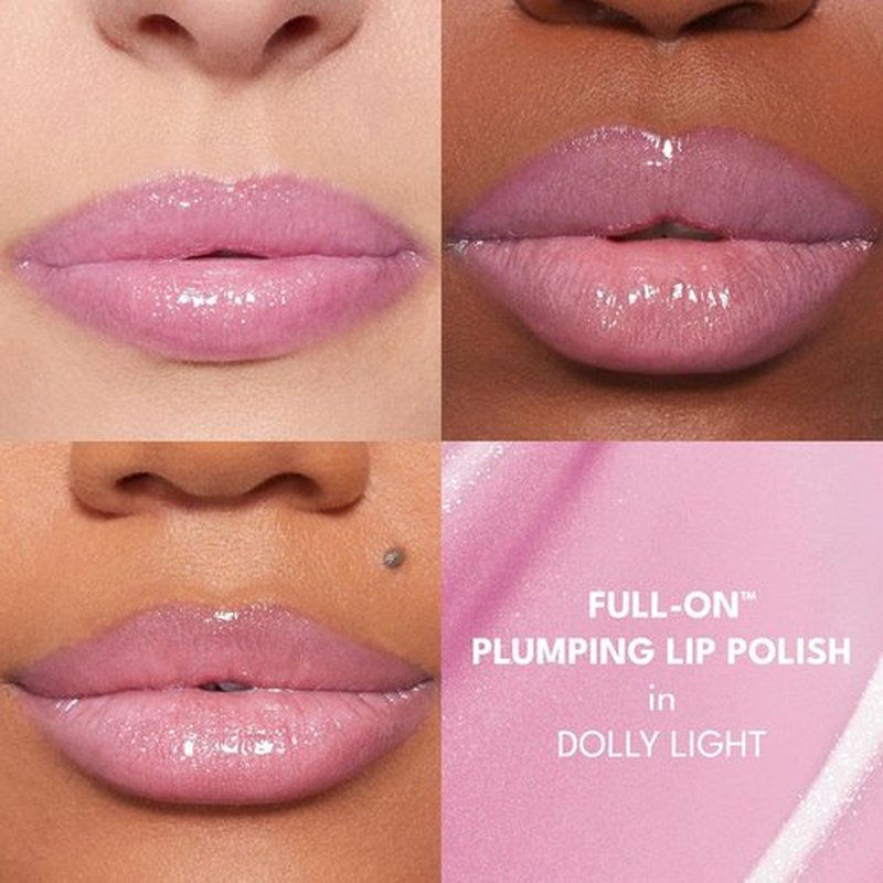 Buxom Full-On Plumping Lip Polish - Tinted Lip Plumper Gloss with Peptides & Vitamin E | High Shine, Vegan
