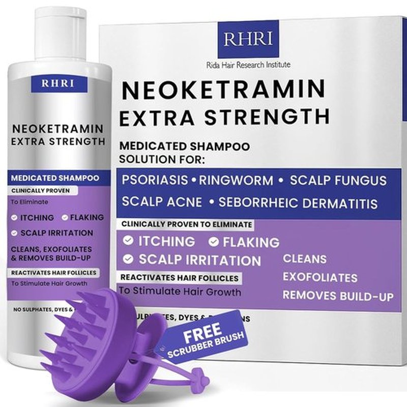 Skiennix Anti-Fungal Shampoo - Medicated Formula for Dandruff & Folliculitis | Soothes Itchy Scalp | Paraben-Free
