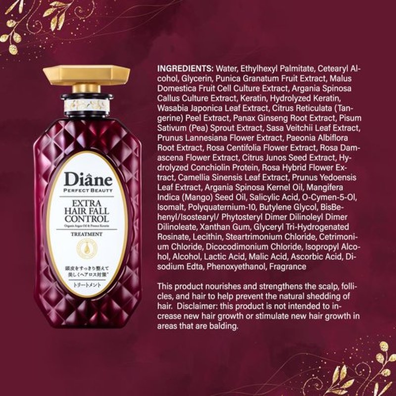Moist Diane Thickening Shampoo and Conditioner Set + Revitalizing Scalp Serum, Anti-Thinning Shampoo & Conditioner for Women & Men with Keratin, Argan Oil in Japan, HAIR FALL Treatment 30.4+ 1.69Fl Oz