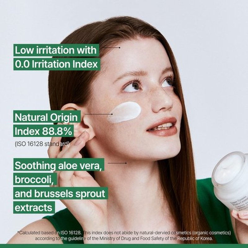 Farm Rx Super Greens Hyalru Ceramides Moisture Cream (3fl oz) - Rich Moisturizer, Strengthen Moisture Barrier, Deep Hydration. Korean Skin Care. Hyaluronic Acid, Panthenol, Vegan.