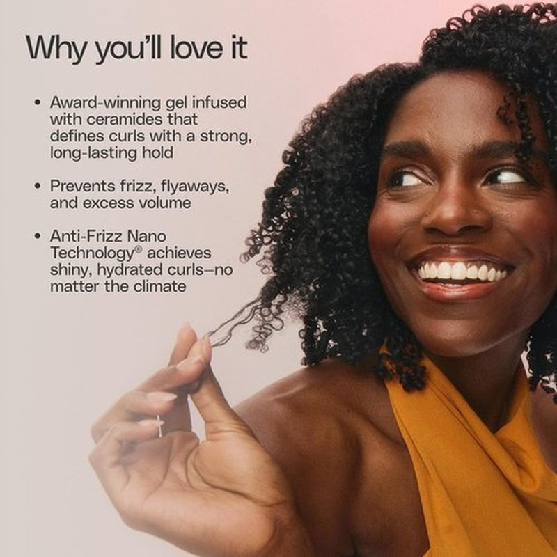 Ouidad Advanced Climate Control Gel - Strong Hold for Curly Hair | Crunch-Free, Frizz-Fighting, Moisture Locking, Sulfate & Silicone-Free
