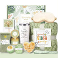 Clexela Gift Baskets for Women, Vanilla Relaxing Spa Gift Baskets, Self Care Kit Get Well Soon Gift Baskets, Care Package for Her Women Mom Friend Sister