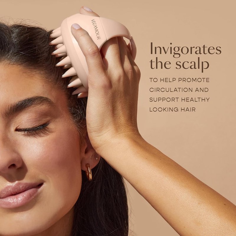 VEGAMOUR GRO Revitalizing Scalp Massager - Enhances Hair Growth for All Hair Types - 1 Count