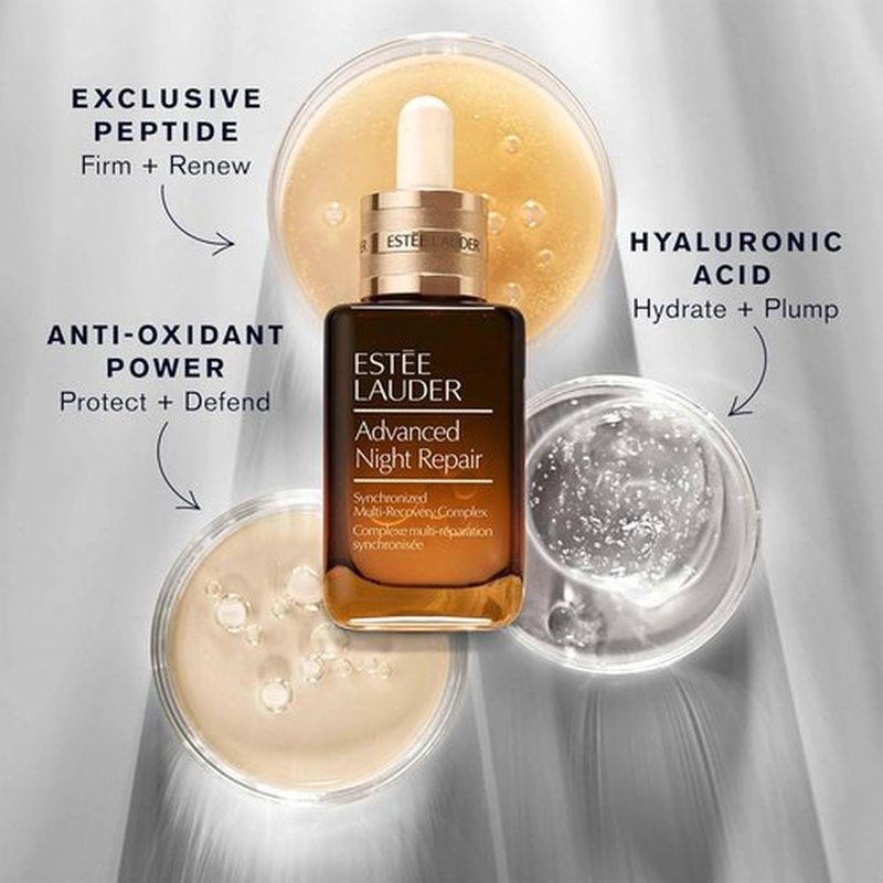 Estée Lauder Mini Serum & Moisturizer Travel Set - Advanced Night Repair 0.24 Fl Oz & Revitalizing Supreme 0.5 Oz
