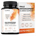 Male Enhancing Supplement & Libido Support for Men - Drive, Stamina & Vitality w. Tongkat Ali, Maca, L-Arginine - Testosterone Support - Energy, Performance & Vigor Boost - 3rd Party Tested - 60ct