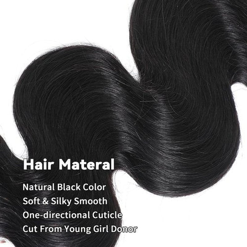 15A Raw Indian Human Hair Bundles Body Wave Bundles Human Hair,Triple Lifespan Virgin Remy Hair,No Tangle Shedding,Keep Texture Silky Soft After Multiple Washes (1 Bundle Natural Black, 20 inch)