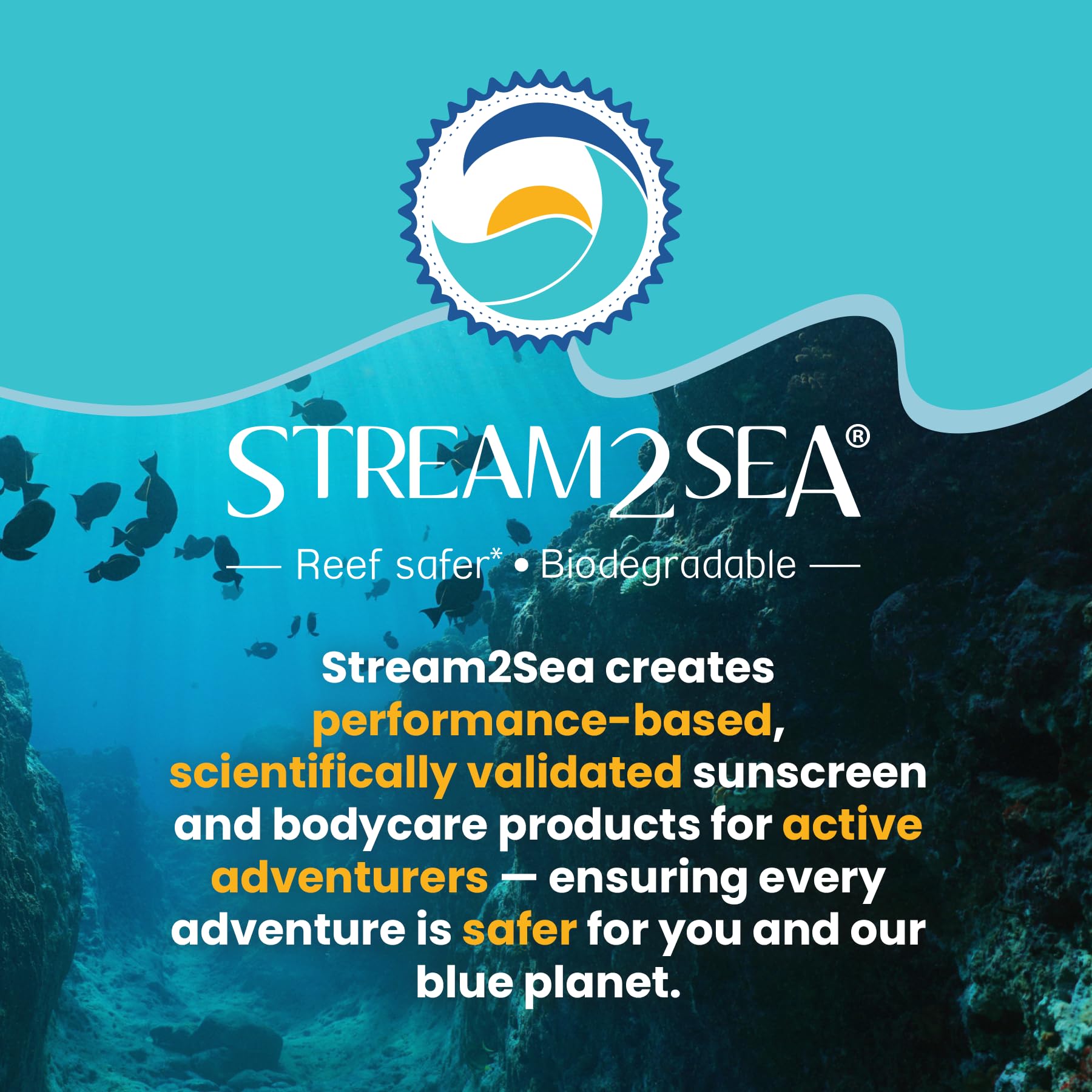 STREAM 2 SEA SPF 20 Biodegradable Mineral Sunscreen, 3 Fl oz Paraben Free Non Greasy and Moisturizing Reef Safe Sunscreen For Face and Body Protection Against UVA and UVB