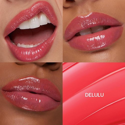 ColourPop So Juicy Plumping Lip Gloss Balm - Hydrating Non-Sticky Formula with Peptides - Delulu (0.07 oz)