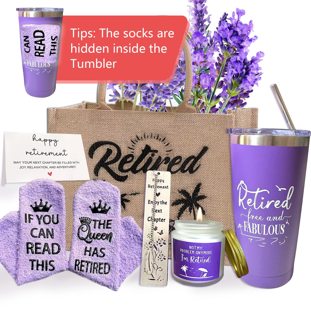 XIENZE-77 Retirement Gift for woman, Happy Retirement Gifts for Women 2026 Coworker