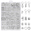 Hair Jewelry for Women Braids, 275 Pcs Braid Jewelry Accessories Metal Gold Loc Clips for Hair Dreadlocks Hairs Rings for Braids Cuffs Clips Hairs Dreadlock Decorations for Women Unisex