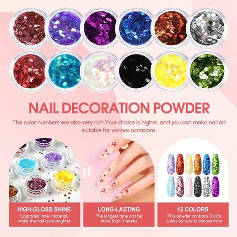 PEACECOLOR Poly Nail Gel Kit, 15 Colors Poly Nail Extension Gel with Nail Lamp Slip Solution Nail Starter Kit with Base Top Coat Manicure DIY Nail Art Salon Kit