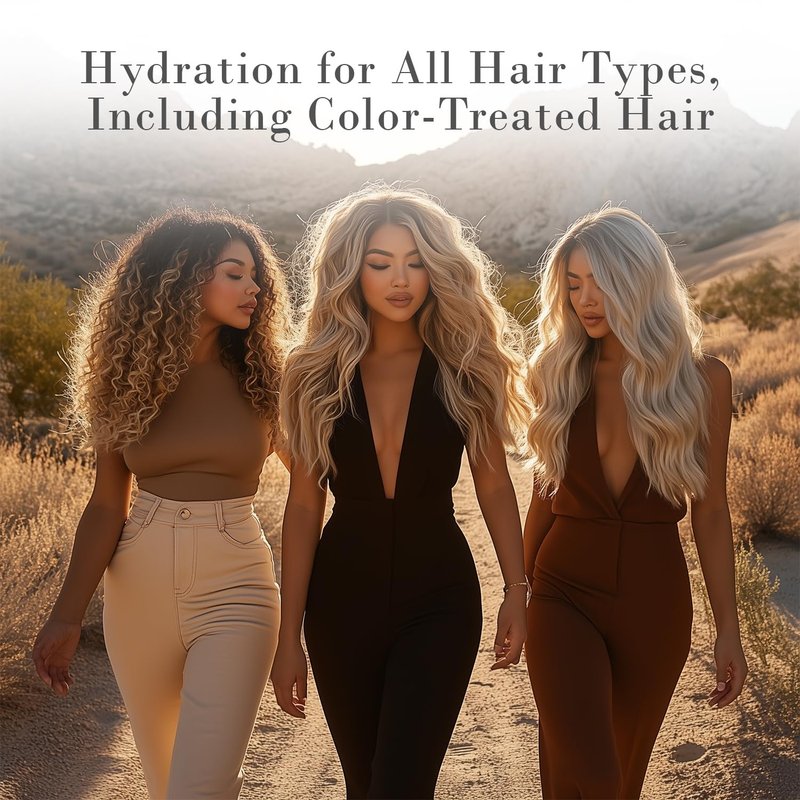 VoCÊ Haircare - Natural Shea Butter & Hibiscus Moisture Hair Mask | Hydrating Treatment for Dry Hair | Vegan, Cruelty-Free (6.8 oz | 200 ml)