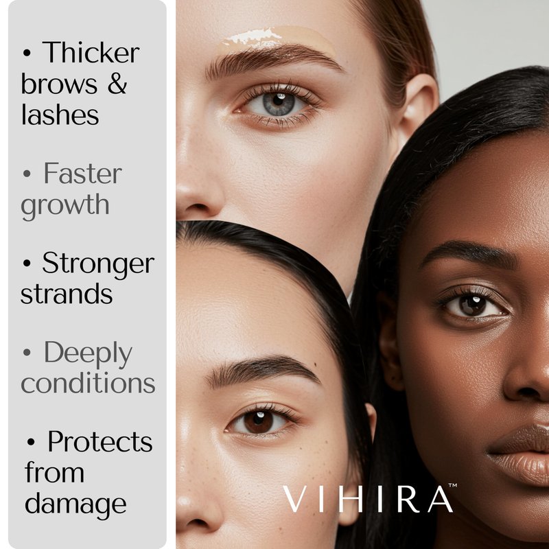 Vihira Organic Golden Castor Oil (2 Fl Oz | Premium Grade), True Cold Pressed, 100% Pure, Hexane Free, for Hair, Eyelash, Eyebrow, Cuticles, Nails, Skin, Belly Button & More.