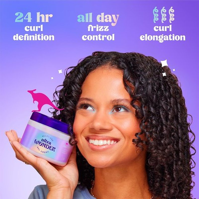 Aussie Ultra Wonder Gel Crème - All-in-One Moisturizing Hold Styler for All Hair Types, 10.1oz