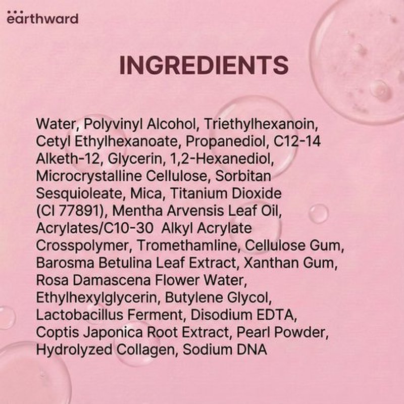 EARTHWARD Collagen Wrapping Mask with Salmon PDRN, Fast & Intensive Glass Skin Firming Care, Boosts Elasticity & Reduces Sagging, Korean Skincare (+ Free Jelly Brush Included), 75ml/2.53 fl oz