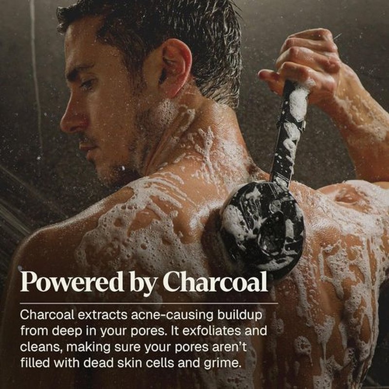 Black Wolf Deodorizing Body Wash for Men - Long-Lasting Hydrating Shower Gel with Agave Scent - Removes Odor & Grime