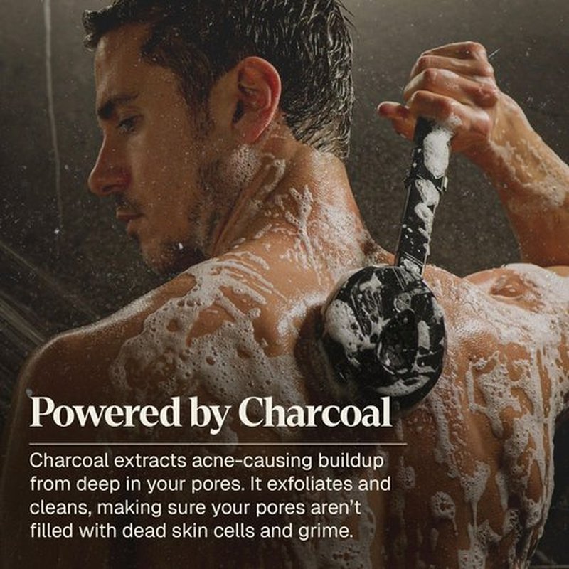 Black Wolf Deodorizing Body Wash for Men - Mens Long-Lasting Shower Gel Fights Body Odor - Hydrating & Moisturizing Body Cleanser Soap Removes Grime, Sweat & Buildup - Clean & Crisp Agave Scent