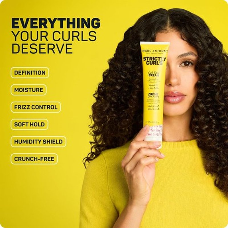 Marc Anthony Curl Cream - Defines & Softens Curly/Wavy Hair with Shea Butter & Oils | Set of 2