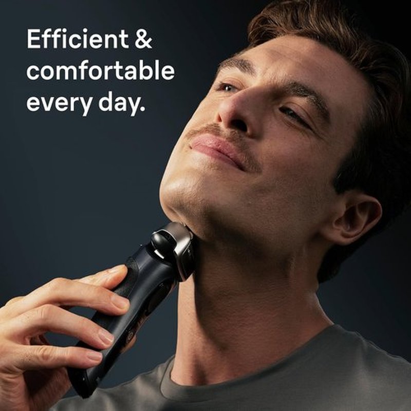 Braun Series 8 8560cc Electric Razor - 4+1 Shaving Elements & Precision Trimmer | Wet & Dry, 60 Min Runtime