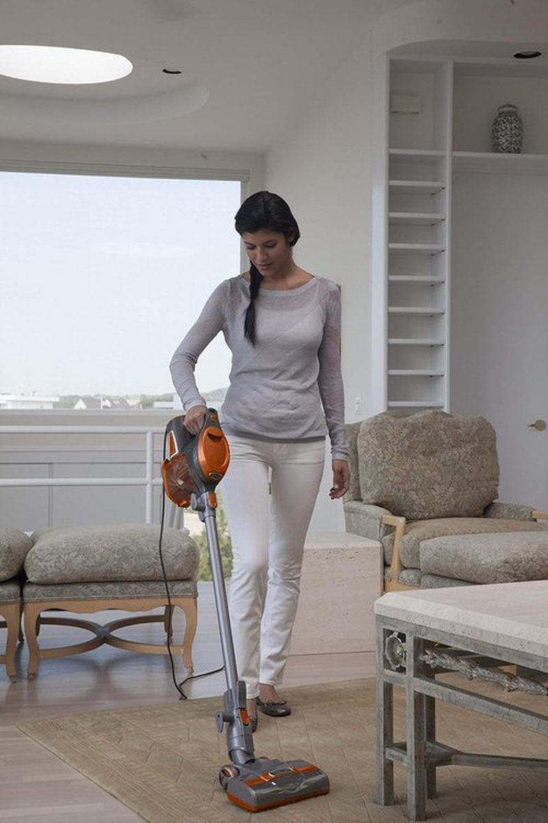 Shark Rocket HV302 Ultra-Light Corded Vacuum - Versatile Carpet & Hard Floor Cleaner, Orange