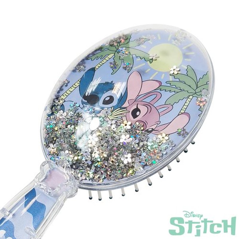 LUV HER Lilo & Stitch Kids’ Detangling Confetti Hair Brush – Fun Stitch and Angel Design, Gentle on Wet & Dry Hair, Ideal for Kids Ages 3+, Makes Hair Care Fun and Easy