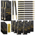 Sayglossy 90 Pcs Graduation Pen Gift Bulk Class of 2026 Party Favors 30 Ballpoint Pens 30 Inspirational Cards with 30 OPP Bags End of Year Gifts for College High School Students Graduation(Black)