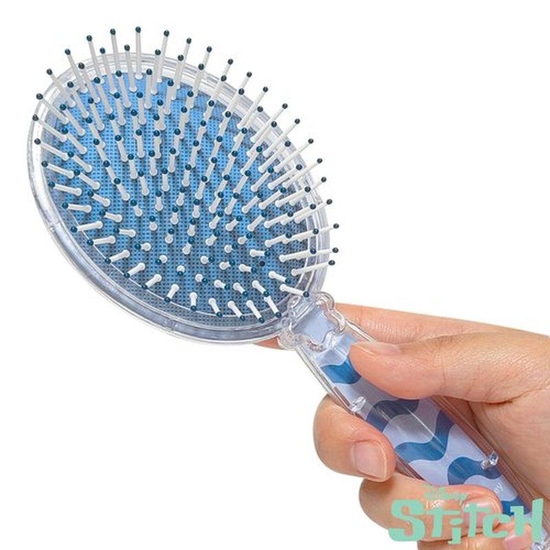 LUV HER Lilo & Stitch Kids’ Detangling Confetti Hair Brush – Fun Stitch and Angel Design, Gentle on Wet & Dry Hair, Ideal for Kids Ages 3+, Makes Hair Care Fun and Easy