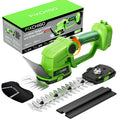 FIXCHIGO 21V Cordless Hedge Trimmer, 2 in 1 Handheld Bush Trimmer Compatible with MAKITA 21V Battery(Battery not Included), Electric Grass Shear for Garden Yard Lawn Care, Powerful & Lightweight