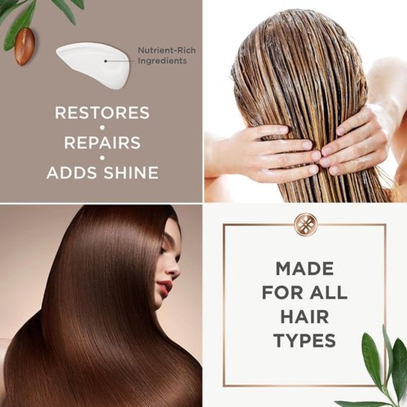 Argan Magic Restorative Hair Mask - Hydrating Protein-Rich Formula for Damaged Hair | Paraben-Free, 12 oz