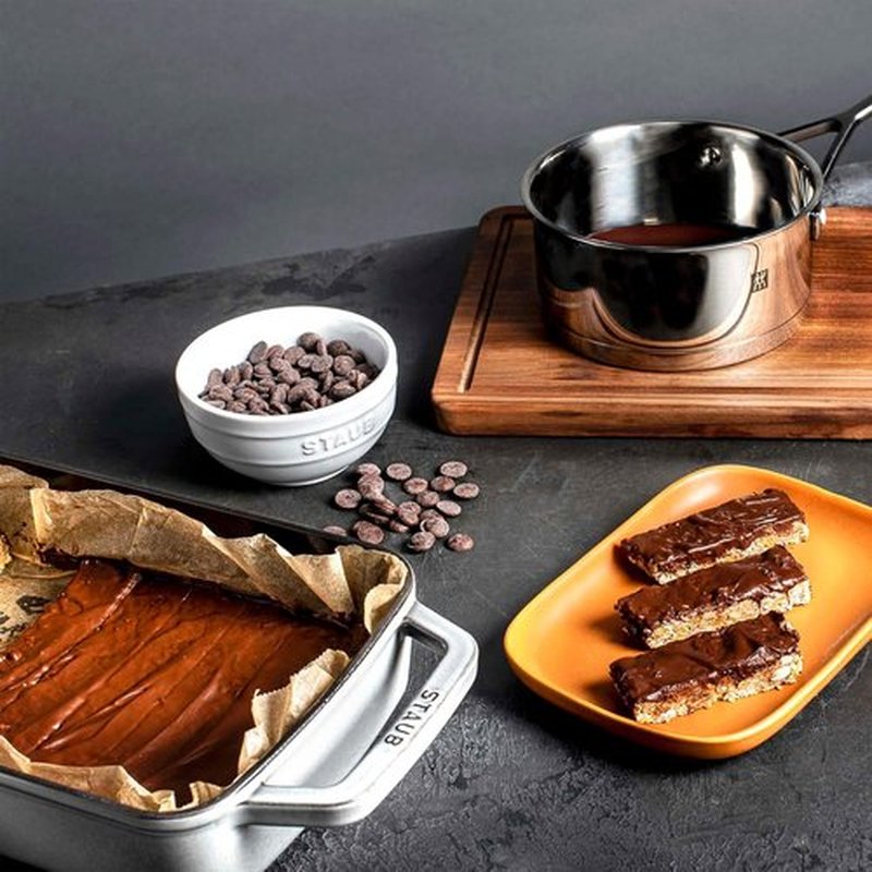 Staub Cast Iron Roasting Pan - 12-Inch x 8-Inch, Graphite Grey, Made in France