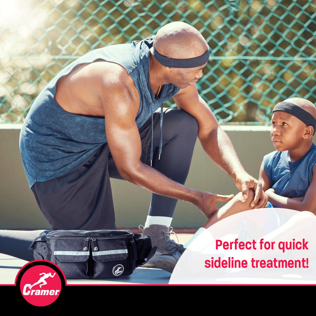 Cramer Deluxe Fanny Pack for Athletic Trainers, Lightweight With Quick Access Pockets, Empty, Waist Bag With Quick Access Pockets,Carries Essential Supplies, Including Tape and Scissors, 1 Count