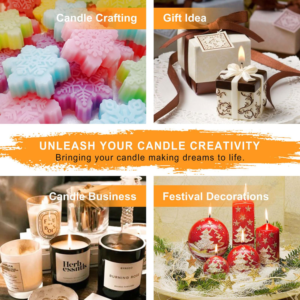 Leerie 10Lbs Wax Melter for Candle Making - L5 Candle Wax Melting Pot with Heating Core Brass Spout & Temp Control for DIY Home Business Candle Maker for Candle Making Supplies (L5-US-110V)