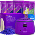 Wokaar Full Body Waxing Kit for Women Men, NEW 17.6 oz Wax Beads,Gentle, Hypoallergenic,Per Month Wax Kit for Sensitive, Combination Skin - Wax Warmer For Hair Removal, Easy To Use