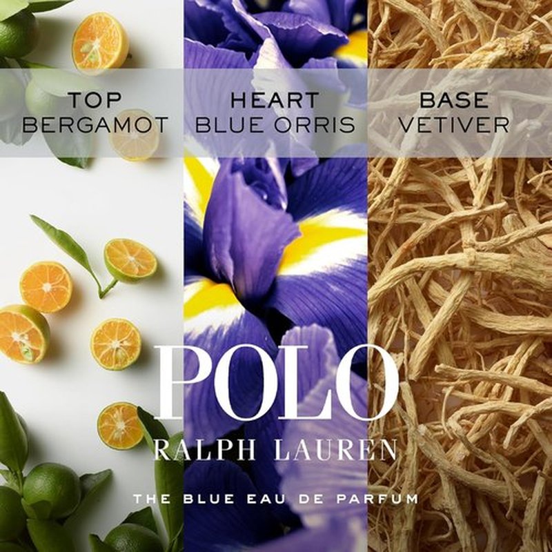 Ralph Lauren Fragrances - Polo Blue Eau de Parfum - Fresh Aquatic Men's Cologne - Citrus & Vetiver Notes